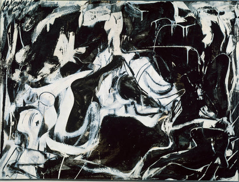 Black Untitled by Willem de Kooning