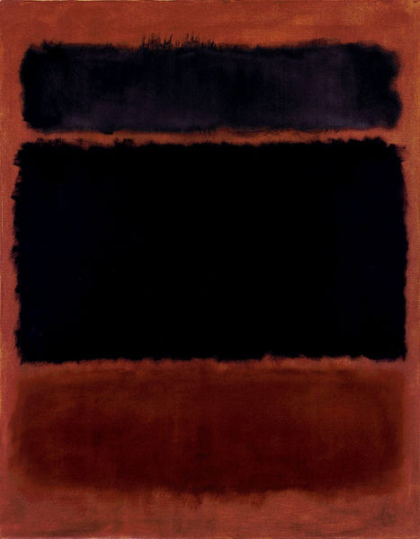 Black In Deep Red 1957 - Mark Rothko - Color Field Painting - Posters