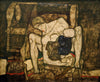 Blind Mother (Mutter Mit Zwei Kindern) - Egon Schiele - Canvas Prints