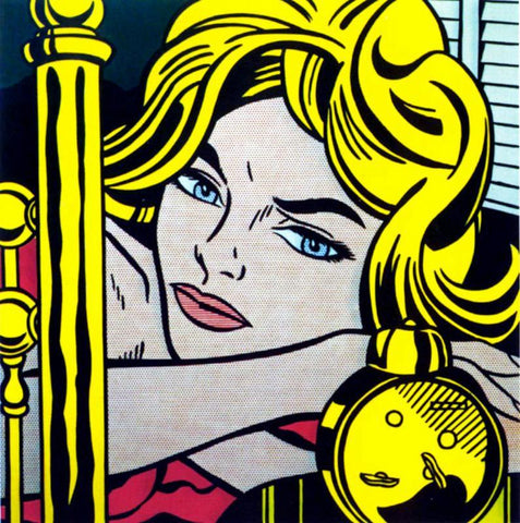 Blonde Waiting - Posters by Roy Lichtenstein
