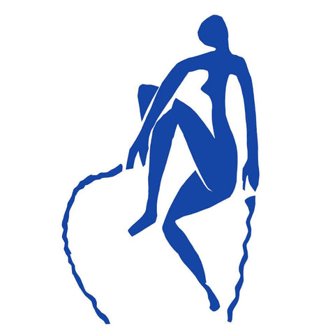 Blue Nude Skipping (Bleu nu Sauter) – Henri Matisse - Cutouts Lithograph Art Print - Art Prints