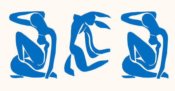 The Blue Nudes (Les Nus Bleus) – Henri Matisse - Cutouts Lithograph Art Print - Framed Prints