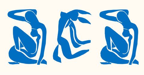 The Blue Nudes (Les Nus Bleus) – Henri Matisse - Cutouts Lithograph Art Print by Henri Matisse