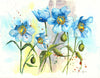 Blue Poppies - Canvas Prints
