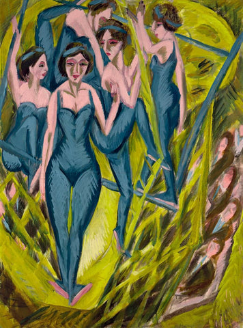 Blue Artistes by Ernst Ludwig Kirchner