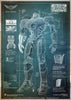 Blueprint Americas Gipsy Danger - Pacific Rim - Tallenge Hollywood Sci-Fi Movie Poster - Canvas Prints