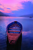 Boat At Phewa Tal Lake in Pokhara Nepal - Posters