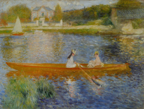 Boating On The Seine - Framed Prints by Pierre-Auguste Renoir