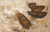 Boats - B Prabha - Indian Painting - Framed Prints