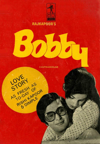 Bobby - By Raj Kapoor - Classic Bollywood Hindi Movie Poster by Tallenge Store