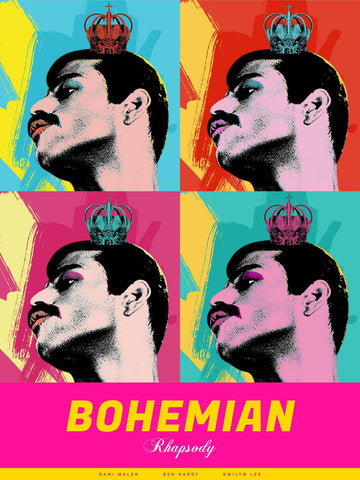 Bohemian Rhapsody -  Hollywood Movie Pop Art Poster Collection - Canvas Prints by Tim