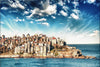 Bondi Beach Panorama Sydney - Australia Photo and Painting Collection - Posters