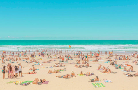 Bondi Beach Sydney - Australia Photo and Painting Collection - Canvas Prints by Tallenge