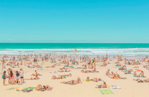 Bondi Beach Sydney - Australia Photo and Painting Collection - Large Art Prints by Tallenge