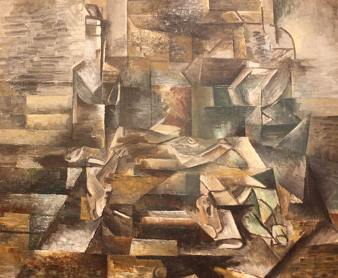 Bottle and Fishes by Georges Braque