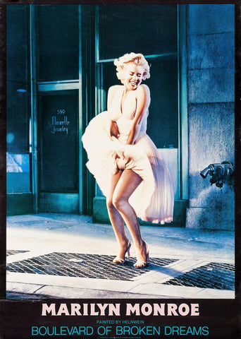 Boulevard Of Broken Dreams -  Marilyn Monroe - Hollywood Art Poster - Large Art Prints by Tallenge