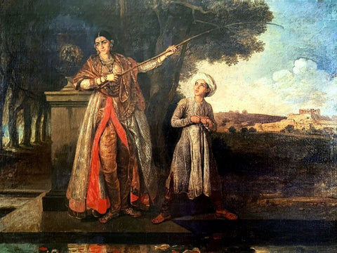 Boulone Lise and James Martin - Johann Zoffany by Johan Zoffany