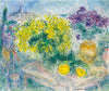 Bouquet Of Mimosas  - Marc Chagall Floral Painting - Posters