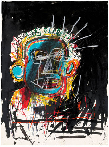 Boy - Jean-Michel Basquiat - Neo Expressionist Painting - Life Size Posters