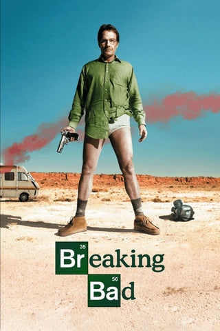 Breaking Bad - Bryan Cranston - Walter White - TV Show Poster 5 - Framed Prints