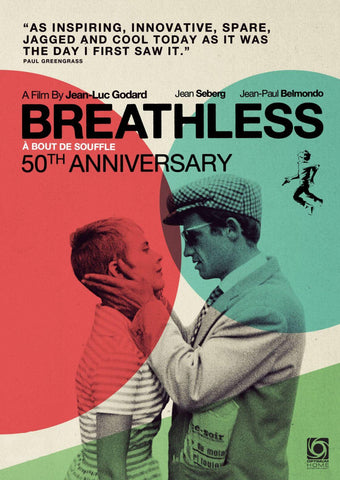 Breathless (A Bout De Souffle) - Jean-Luc Godard - French New Wave Cinema 50th Anniversary Poster by Tallenge Store