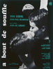 Breathless (A Bout De Souffle) - Jean-Luc Godard - French New Wave Cinema Poster - Art Prints