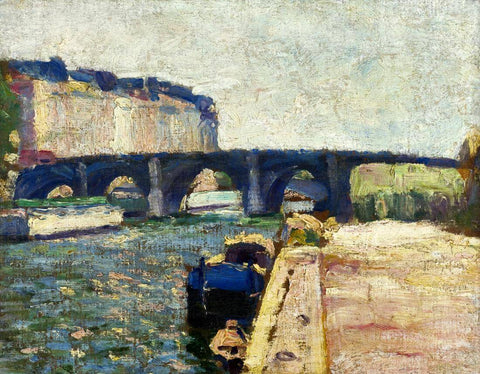 Bridge Over The sisene (Pont de Seine) - Henri Matisse - Neo-Impressionist Art Painting - Life Size Posters by Henri Matisse