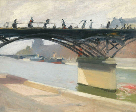 Bridge of the Arts, Paris (Pont des Arts) - Ed Hopper - Art Prints