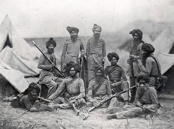 British 15th Punjab Infantry regiment (1858) - Canvas Prints
