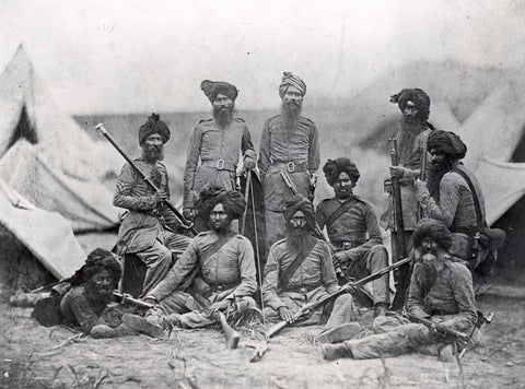 British 15th Punjab Infantry regiment (1858) - Art Prints