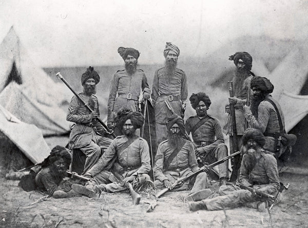 British 15th Punjab Infantry regiment (1858) - Framed Prints