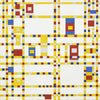 Piet Mondrian - New York City and Broadway Boogie Woogie - Set of 2 Gallery Wraps - ( 24 x 24 inches)each