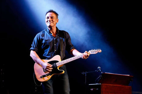 Bruce Springsteen - Live in Concert 2017 - Rock Music Concert Poster - Framed Prints by Jerry