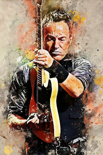 Bruce Springsteen - The Boss - Fan Art Painting - Life Size Posters