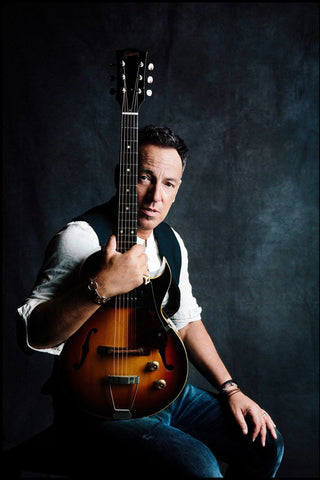 Bruce Springsteen - The Boss - Rock Legend Music Poster - Framed Prints