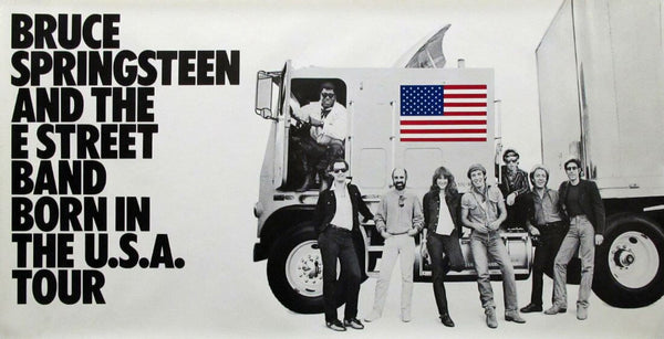 Bruce Springsteen & The E Street Band - Born In The USA Tour - Concert Poster - Life Size Posters