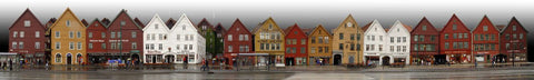 Brygge Bergen Norway by Tallenge Store