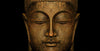 Divine Buddha - Rust Green and Gold - Art Prints