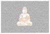 Buddha Art - Text Of Siddhartha by Herman Hesse In the Background - Life Size Posters