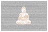 Buddha Art - Text Of Siddhartha by Herman Hesse In the Background - Art Prints