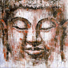 Buddha Clay Color Painting - Canvas Prints