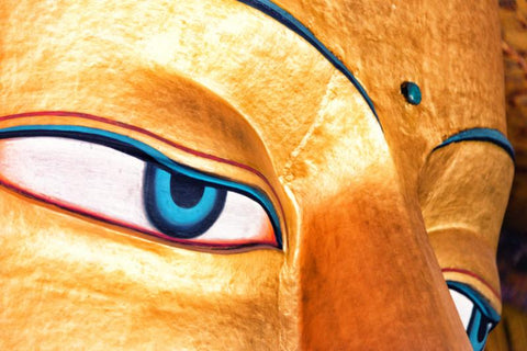 Buddha Eyes - Canvas Prints by Raghuraman