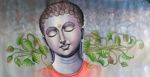Buddha Yog Buddhism - Canvas Prints by Anzai