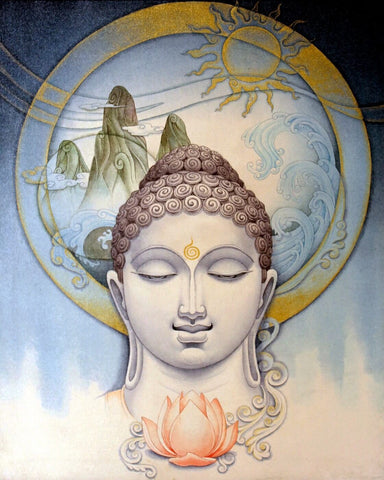 Buddha Dharm - Canvas Prints by Anzai