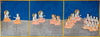 Bulaki - The Transmission of Teachings - from  Nath Charit (Stories of the Naths) - Vintage Indian Miniature Marwar Painting - Canvas Prints