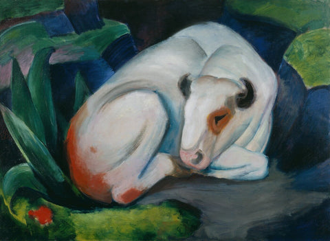 Bull by Franz Marc