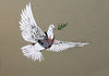 Armored Dove – Banksy – Pop Art Painting - Framed Prints