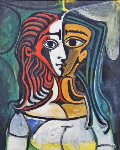 Pablo Picasso - Buste De Femme - Posters by Pablo Picasso
