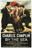 By The Sea - Charlie Chaplin - Holylwood Classic Movie Original Release Poster - Framed Prints