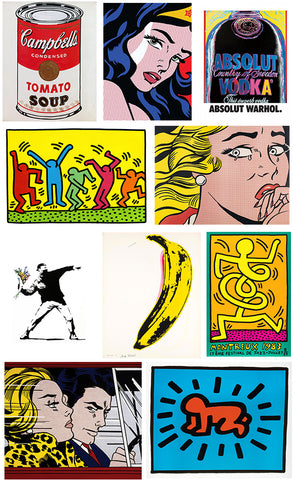 Best of Pop Art - Set of 10 Poster Paper - (12 x 17 inches) each